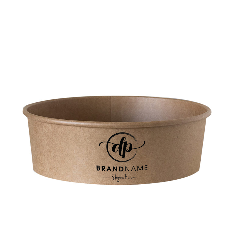 CUSTOM PRINTED KRAFT PAPER BOWL 1000 ML UniCup